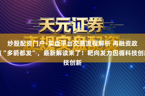 炒股配资门户-实盘平台交易流程解析 再融资政策“多箭都发”，最新解读来了！靶向发力因循科技创新