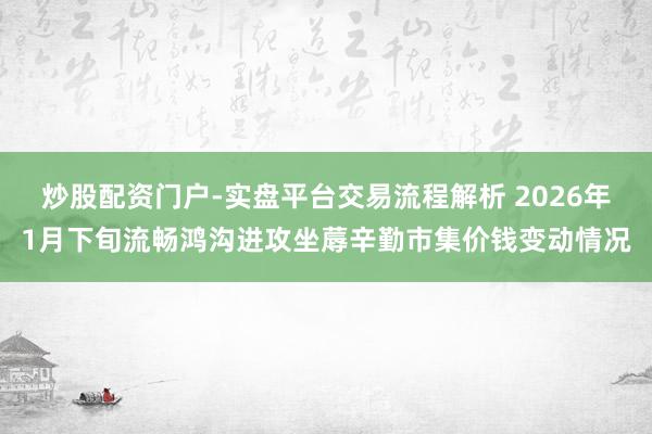 炒股配资门户-实盘平台交易流程解析 2026年1月下旬流畅鸿沟进攻坐蓐辛勤市集价钱变动情况